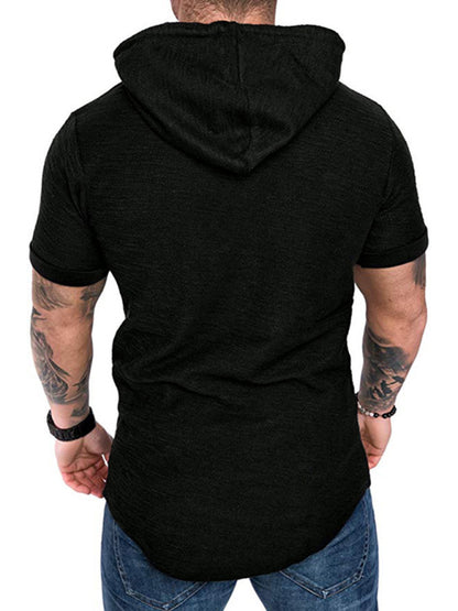 T-shirt sports casual sweater mens hoodie - Free Shipping - aurelia-clothing-8955