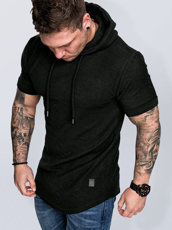 T-shirt sports casual sweater mens hoodie - Free Shipping - aurelia-clothing-8955