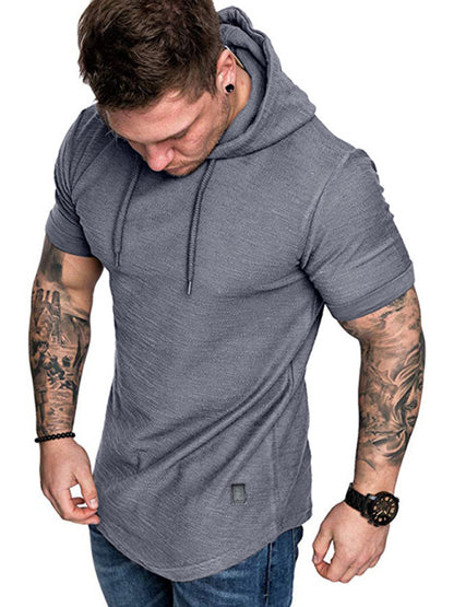 T-shirt sports casual sweater mens hoodie - Free Shipping - aurelia-clothing-8955