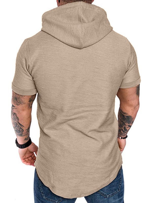 T-shirt sports casual sweater mens hoodie - Free Shipping - aurelia-clothing-8955
