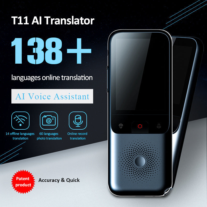 T11 Intelligent Voice Translator 14 Countries 138 Languages WIFI Camera Recording Intelligent Voice Translator - Free Shipping - aurelia-clothing-8955
