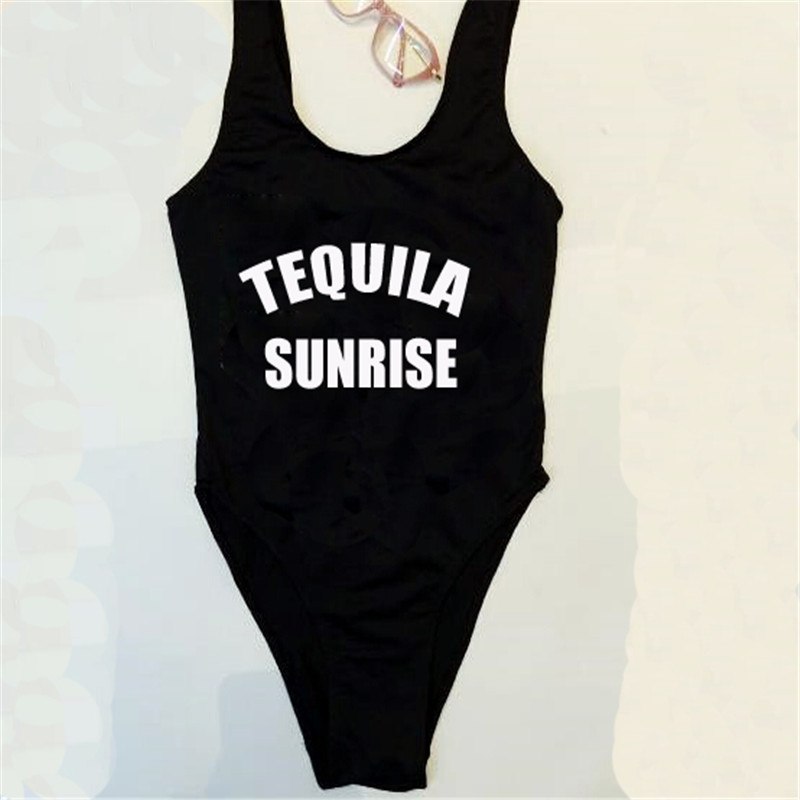 TEQUILA SUNRISE New Sexy Swimwear Women Female Bathing Suit Monokini Beach Backless Bikini Swim Wear  - Free Shipping - aurelia-clothing-8955