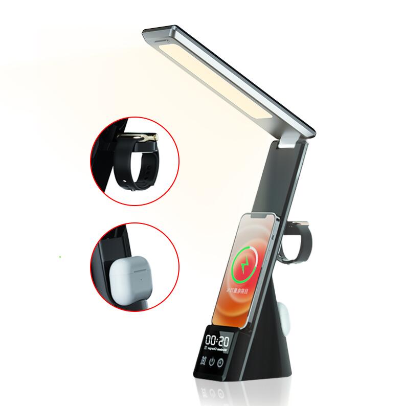 Table Lamp Clock Charger-Free Shipping - aurelia-clothing-8955