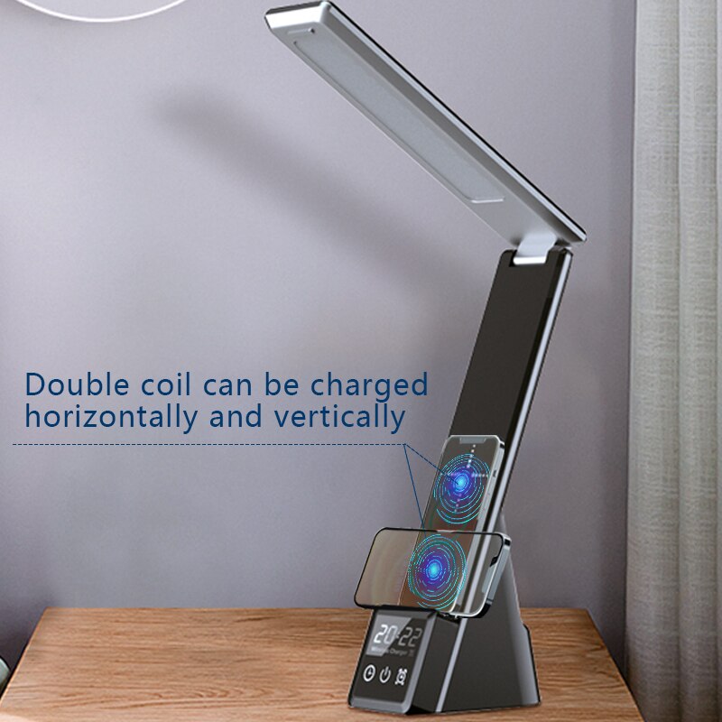 Table Lamp Clock Charger-Free Shipping - aurelia-clothing-8955