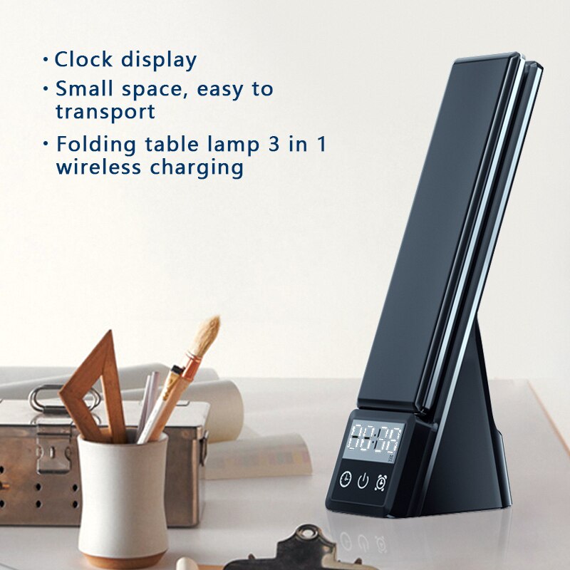 Table Lamp Clock Charger-Free Shipping - aurelia-clothing-8955
