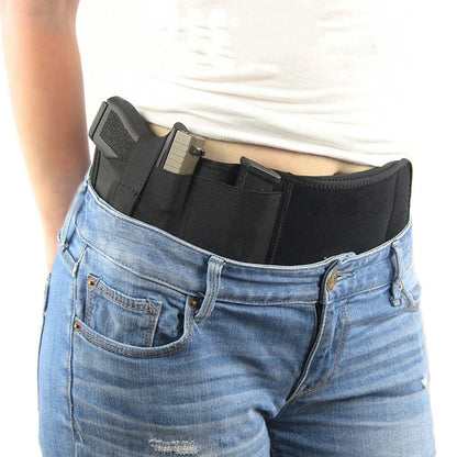 Tactical Pistol Holster Military Portable Hidden Holster Wide Belt Mobile Phone Holster Outdoor Hunting Shooting Defense Holster - Free Shipping - aurelia-clothing-8955