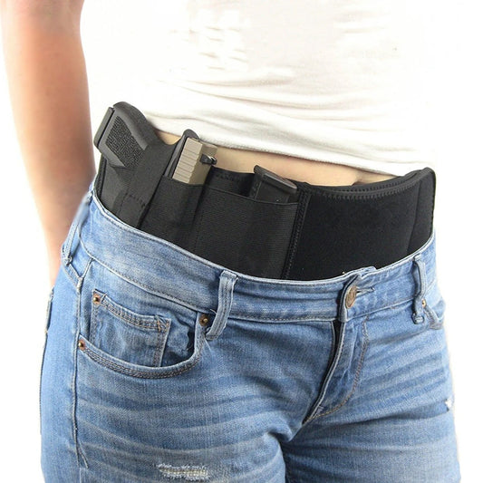 Tactical Pistol Holster Military Portable Hidden Holster Wide Belt Mobile Phone Holster Outdoor Hunting Shooting Defense Holster - Free Shipping - aurelia-clothing-8955