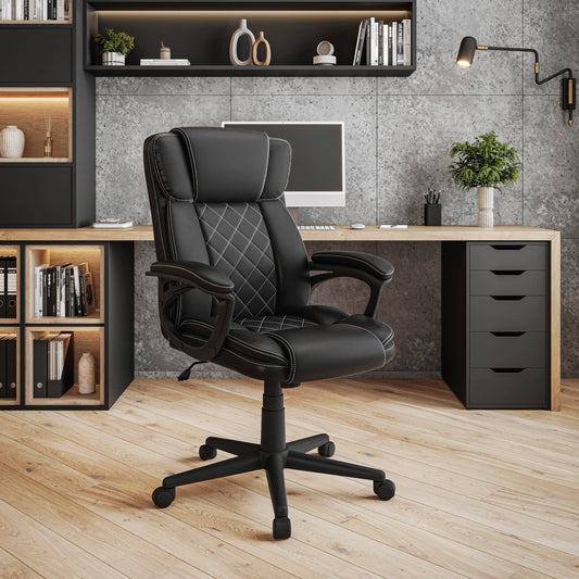 Techni Mobili Ergonomic Executive Office Chair-Free Shipping - aurelia-clothing-8955