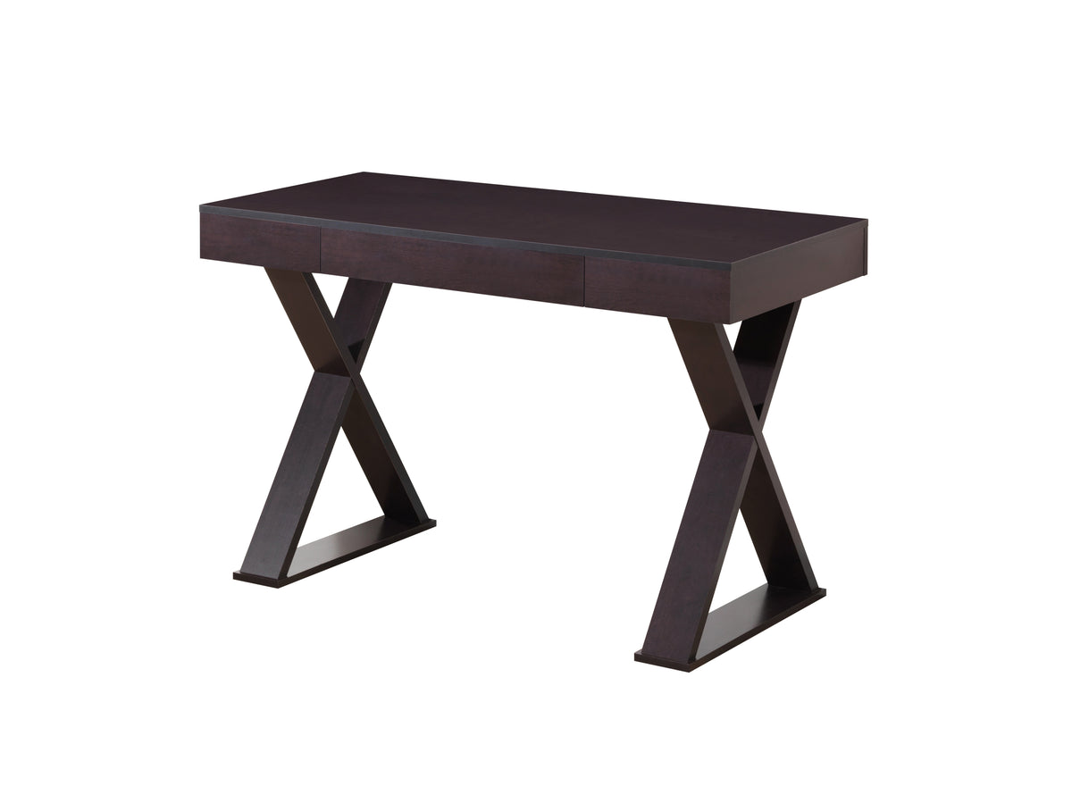 Techni Mobili Trendy Writing Desk with Drawer, Espresso - Free Shipping - aurelia-clothing-8955
