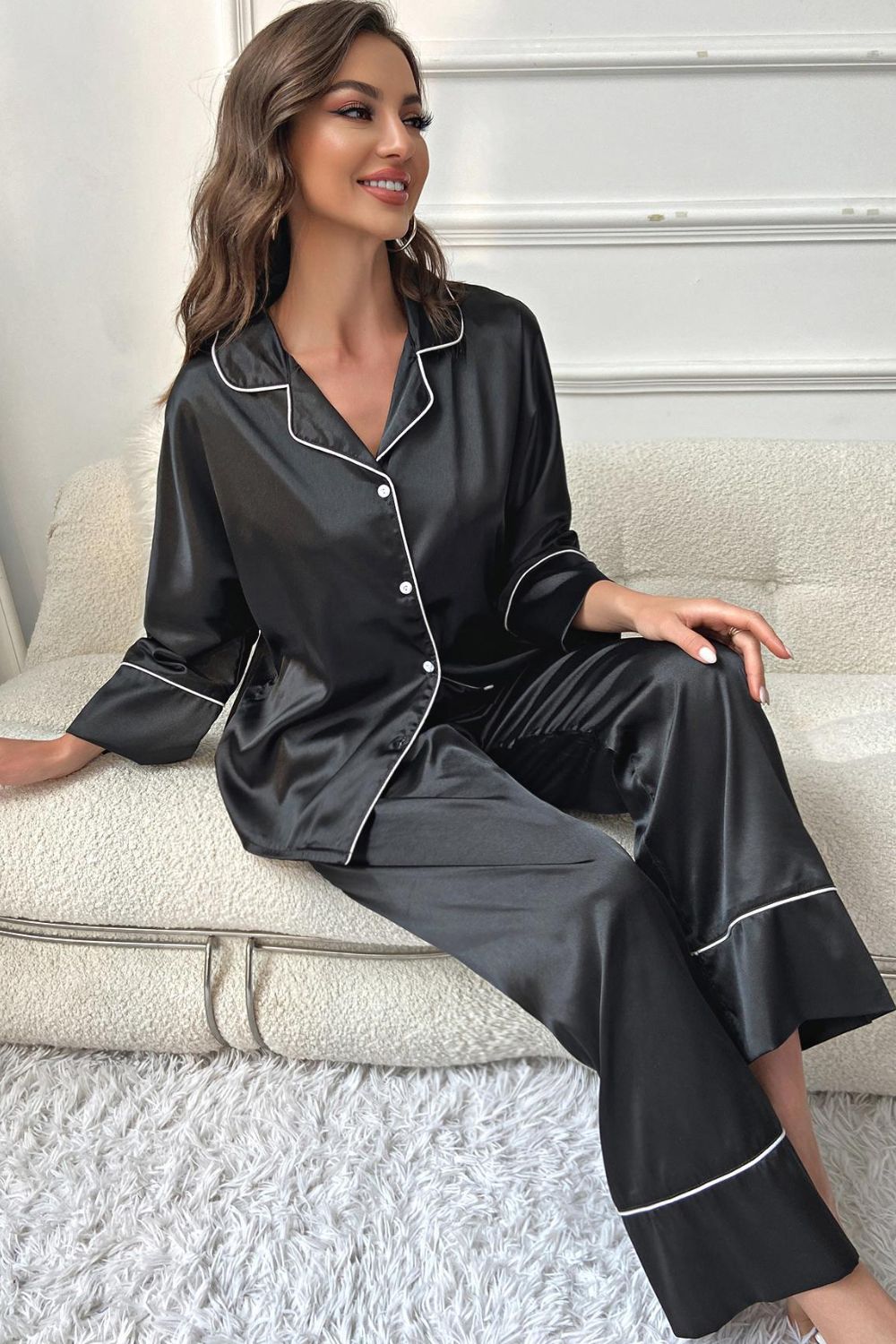 Top and Pants Pajama Set-Free Shipping - aurelia-clothing-8955