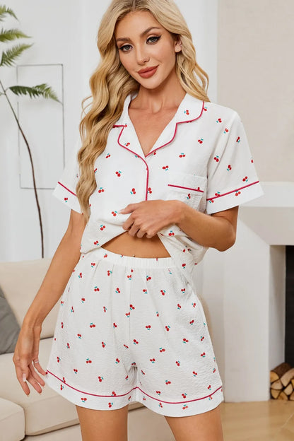 Top and Shorts Lounge Set-Free Shipping - aurelia-clothing-8955