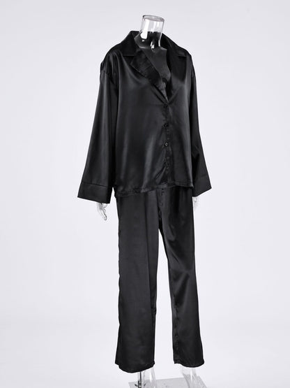 Top and Wide Leg Pants Lounge Set-Free Shipping - aurelia-clothing-8955