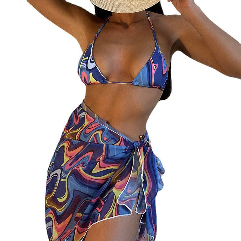Trendy Floral Lace-Up Swimsuit for Women-Free Shipping - aurelia-clothing-8955