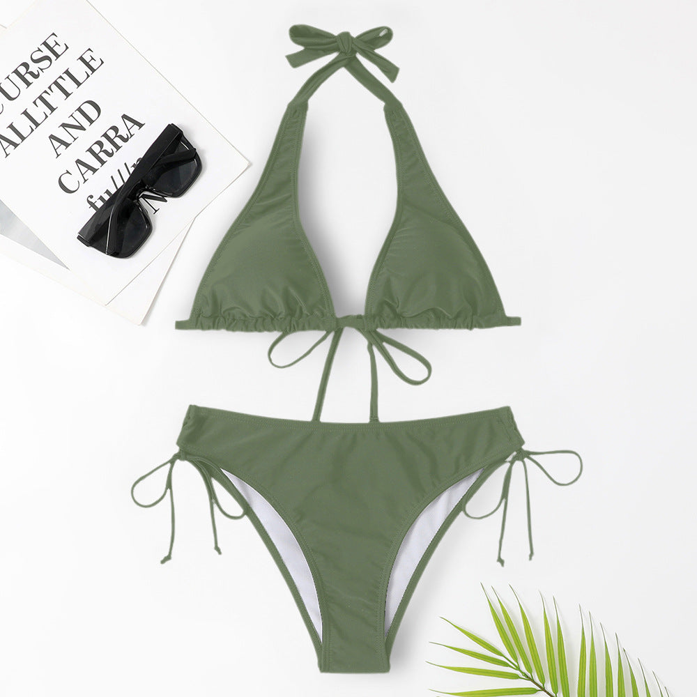 Trendy Floral Lace-Up Swimsuit for Women=Free Shipping - aurelia-clothing-8955