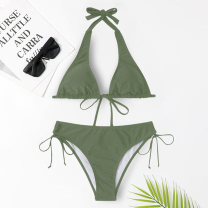 Trendy Floral Lace-Up Swimsuit for Women=Free Shipping - aurelia-clothing-8955