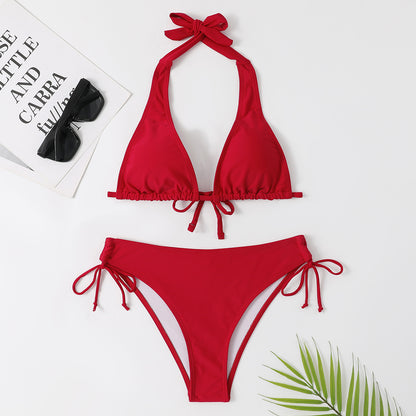 Trendy Floral Lace-Up Swimsuit for Women=Free Shipping - aurelia-clothing-8955