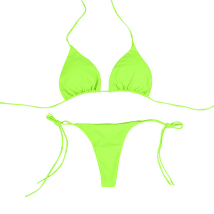 Two-tone solid swimsuit set-Free Shipping - aurelia-clothing-8955