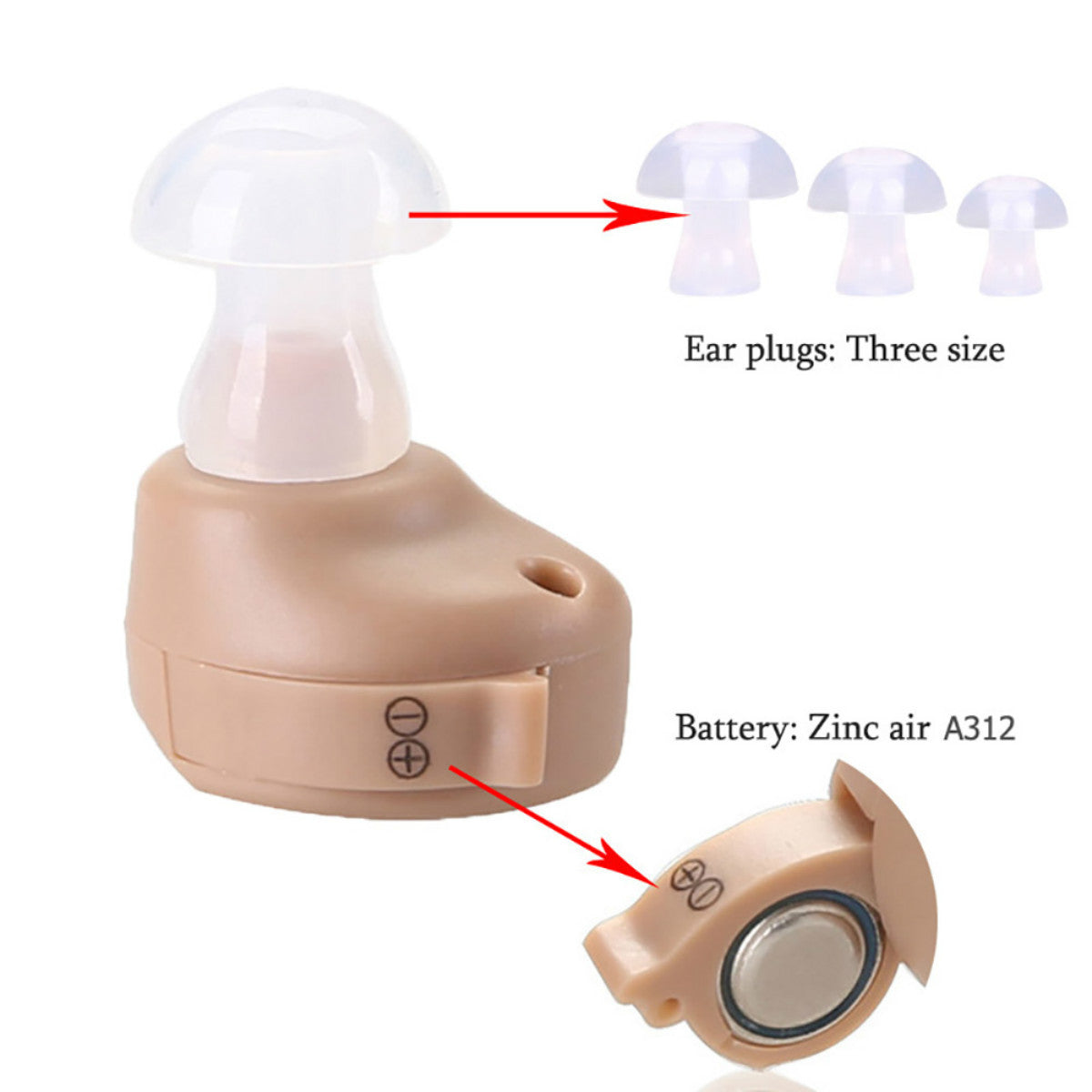 Two Sets Of Hearing Aid Sound Amplifier Hearing Aid Headphones - Free Shipping - aurelia-clothing-8955