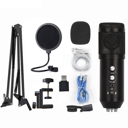 USB Condenser Microphone Mobile Computer Game Live Microphone Live Karaoke Conference Recording Microphone - Free Shipping - aurelia-clothing-8955