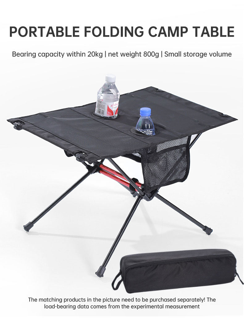 Ultra Light Folding Table Outdoor Camping Camping Car Portable Barbecue Picnic Cup Hole Mobile Phone Bag Small Table - Free Shipping - aurelia-clothing-8955