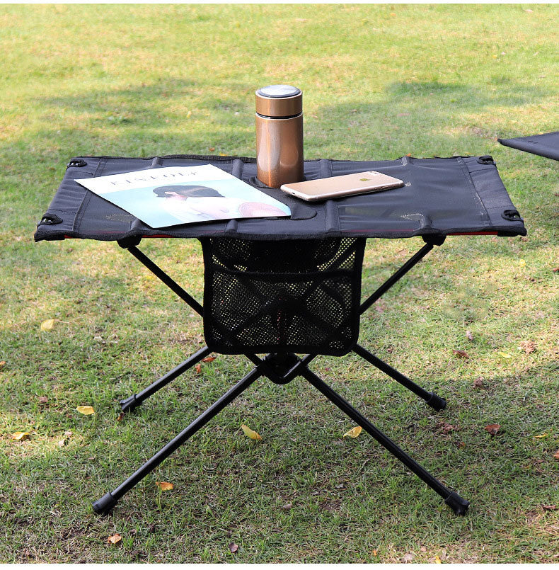 Ultra Light Folding Table Outdoor Camping Camping Car Portable Barbecue Picnic Cup Hole Mobile Phone Bag Small Table - Free Shipping - aurelia-clothing-8955