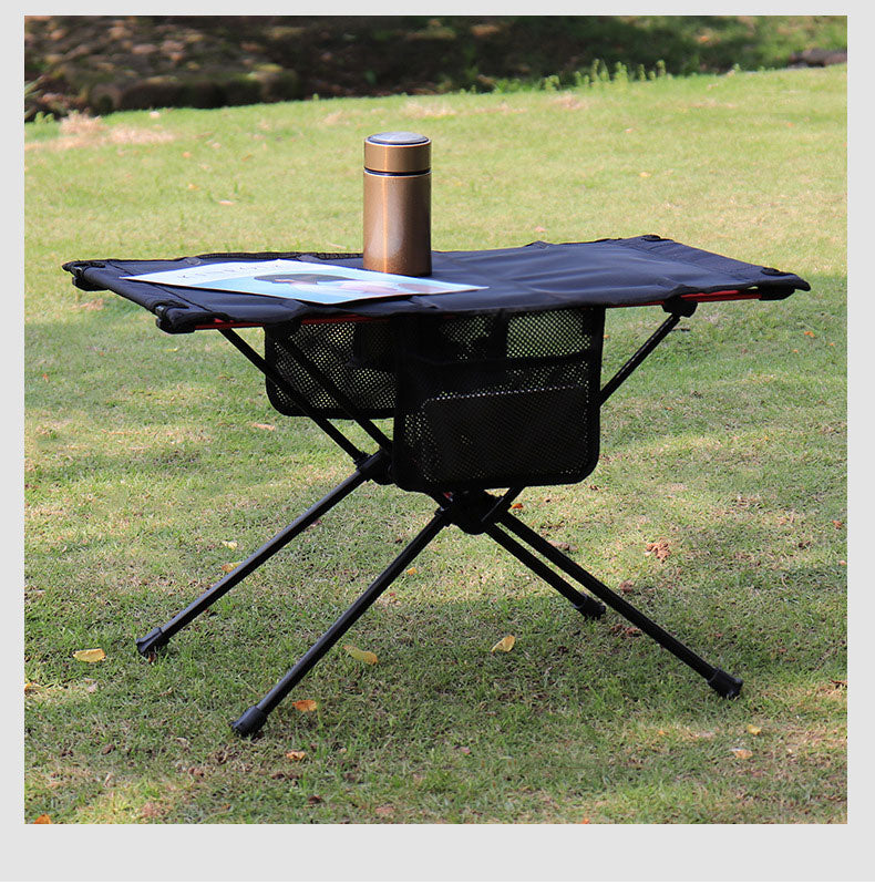 Ultra Light Folding Table Outdoor Camping Camping Car Portable Barbecue Picnic Cup Hole Mobile Phone Bag Small Table - Free Shipping - aurelia-clothing-8955