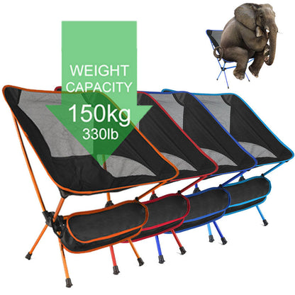 Ultralight Folding Camping Chair Fishing BBQ Hiking Chair Fishing Picnic Chair Outdoor Tools Travel Foldable Beach Seat Chair - Free Shipping - aurelia-clothing-8955