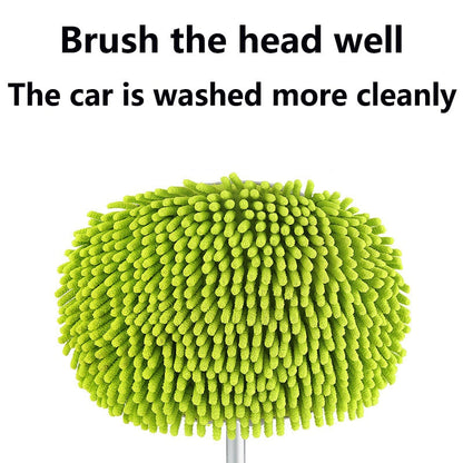 Upgrade Three section telescopic car washing mop Super absorbent Car Cleaning Car brushes Mop Window Wash Tool Dust Wax Mop Soft - Free Shipping - aurelia-clothing-8955