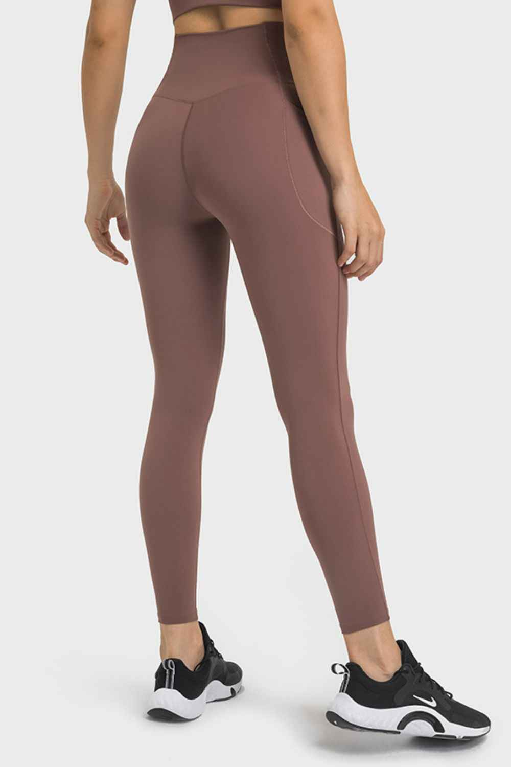 V-Waist Yoga Leggings with Pockets - aurelia-clothing-8955