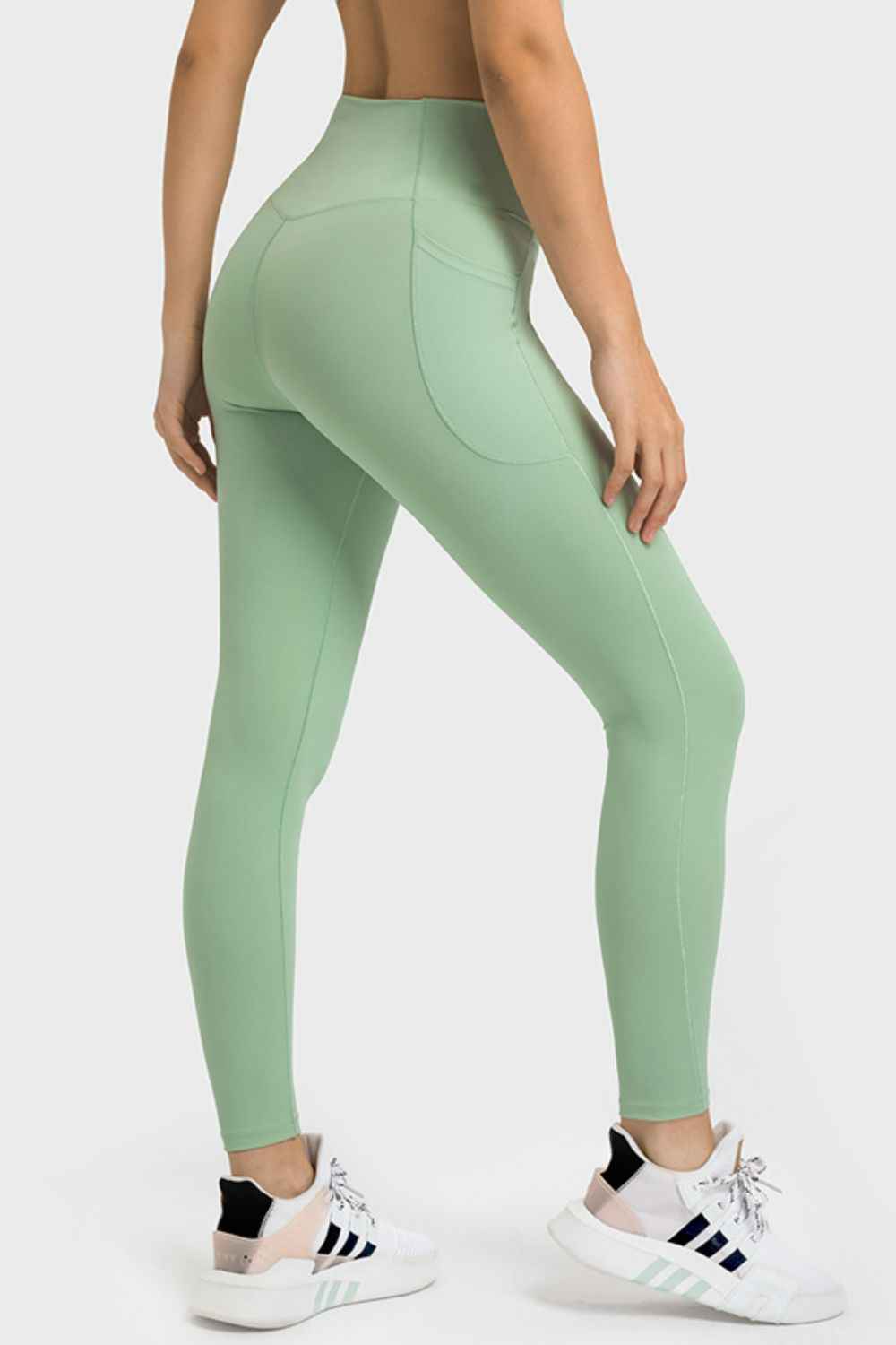 V-Waist Yoga Leggings with Pockets - aurelia-clothing-8955