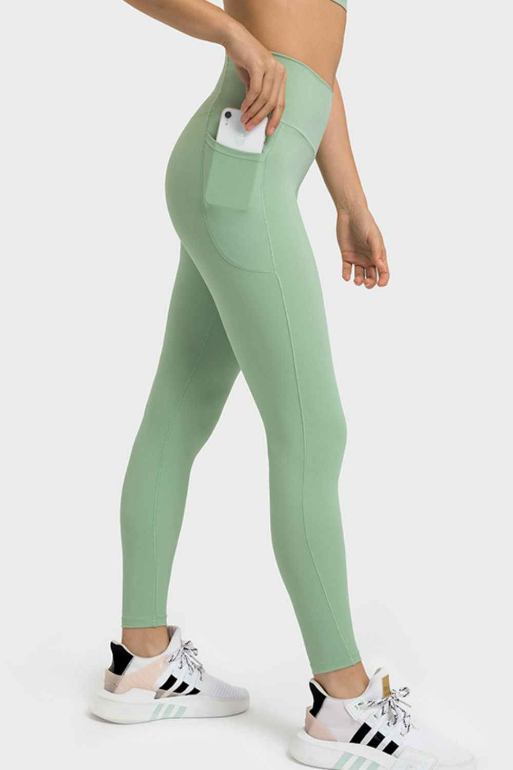 V-Waist Yoga Leggings with Pockets - aurelia-clothing-8955