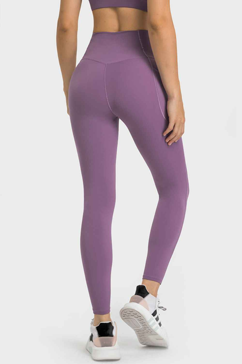 V-Waist Yoga Leggings with Pockets - aurelia-clothing-8955