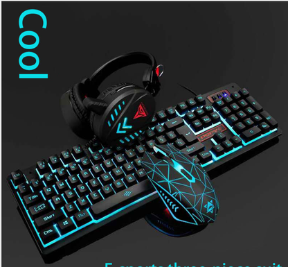 VX7 Waterproof LED Keyboard Mouse Headset Gaming set - Free Shipping - Aurelia Clothing