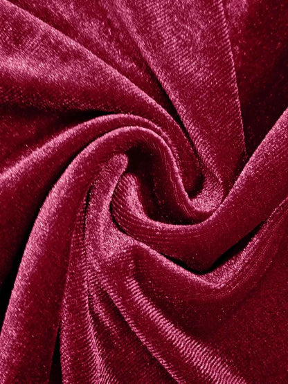Velvet Wrap Surplice Maxi Dress-Free Shipping - aurelia-clothing-8955