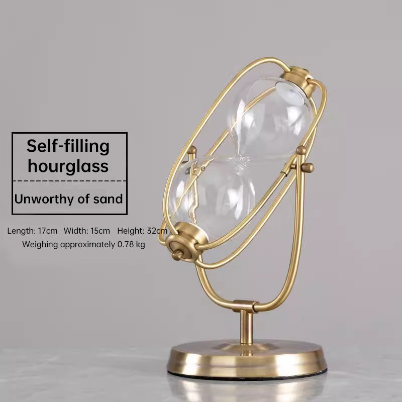 Vintage Metal Hourglass Bottle Sand Clock-Free Shipping - aurelia-clothing-8955