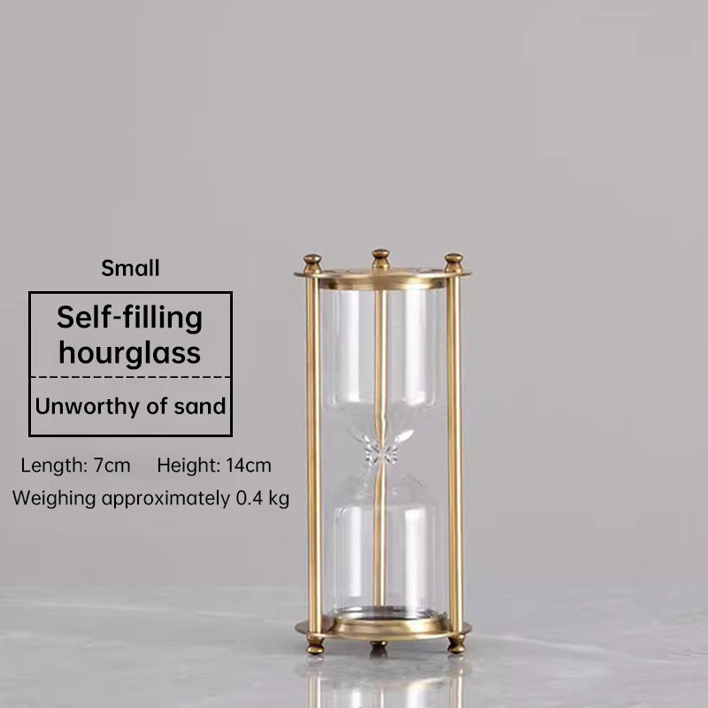Vintage Metal Hourglass Bottle Sand Clock-Free Shipping - aurelia-clothing-8955