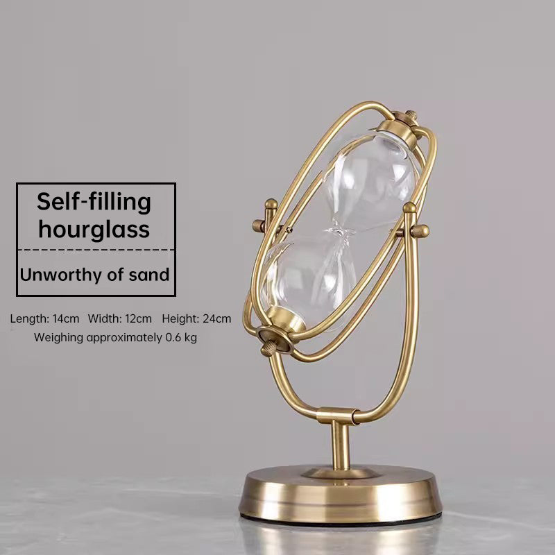 Vintage Metal Hourglass Bottle Sand Clock-Free Shipping - aurelia-clothing-8955