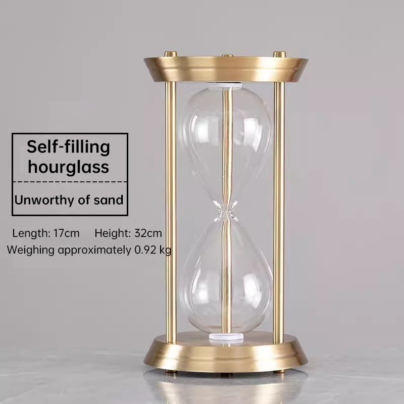 Vintage Metal Hourglass Bottle Sand Clock-Free Shipping - aurelia-clothing-8955