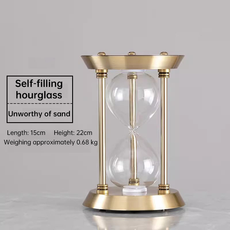 Vintage Metal Hourglass Bottle Sand Clock-Free Shipping - aurelia-clothing-8955