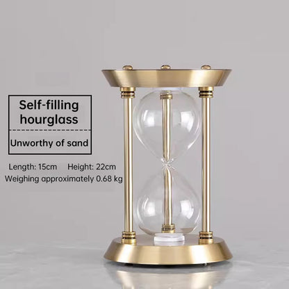Vintage Metal Hourglass Bottle Sand Clock-Free Shipping - aurelia-clothing-8955