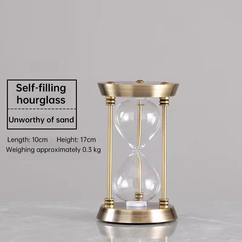 Vintage Metal Hourglass Bottle Sand Clock-Free Shipping - aurelia-clothing-8955