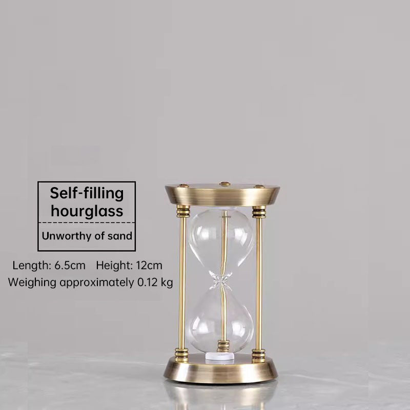 Vintage Metal Hourglass Bottle Sand Clock-Free Shipping - aurelia-clothing-8955