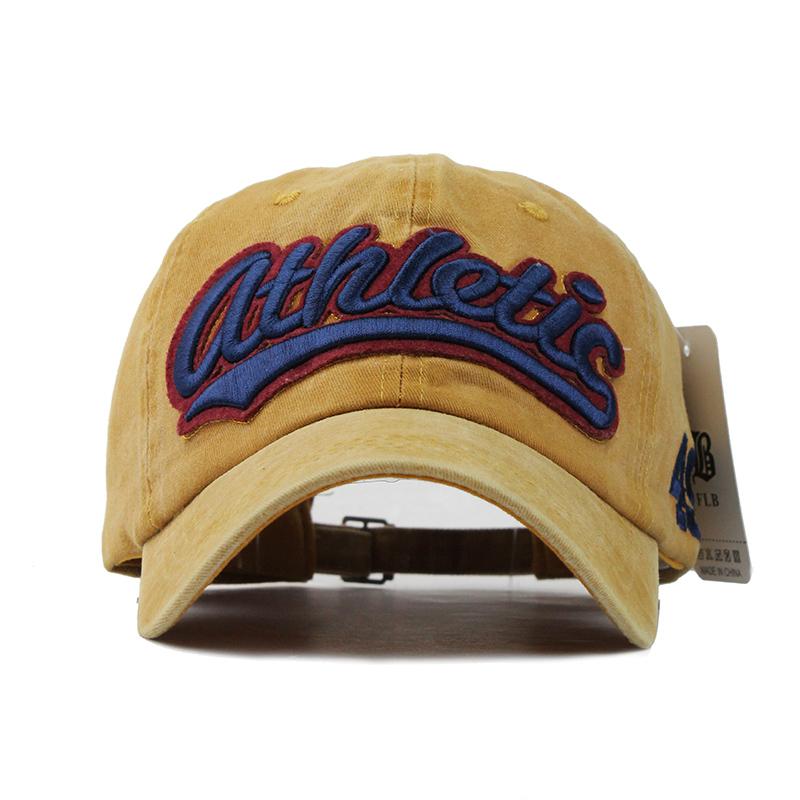 Washed Denim Baseball cap Snapback Hats Casquette  Letter Embroidery Gorras - aurelia-clothing-8955