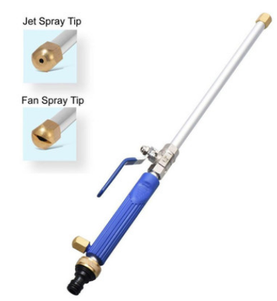 Water Jet  High Pressure Water Gun Power Washer Spray Nozzle Water Hose Wand Attachment - Free Shipping - aurelia-clothing-8955