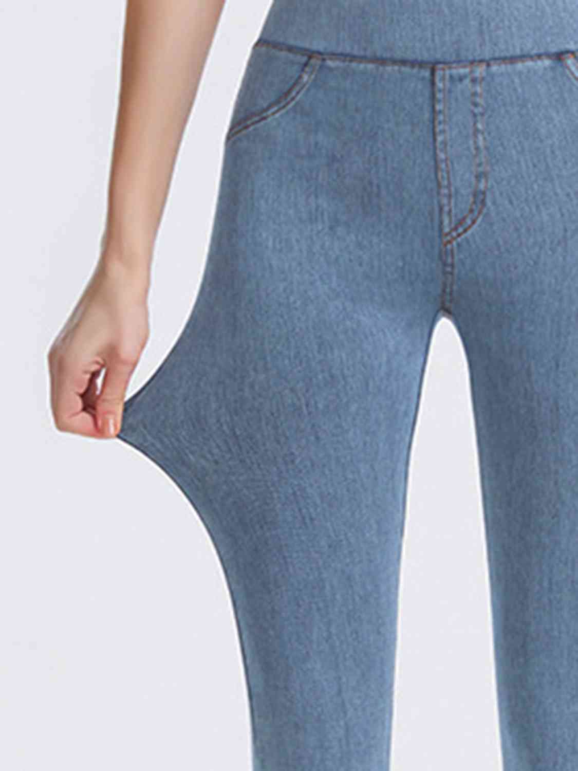 Wide Waistband Sports Leggings - aurelia-clothing-8955