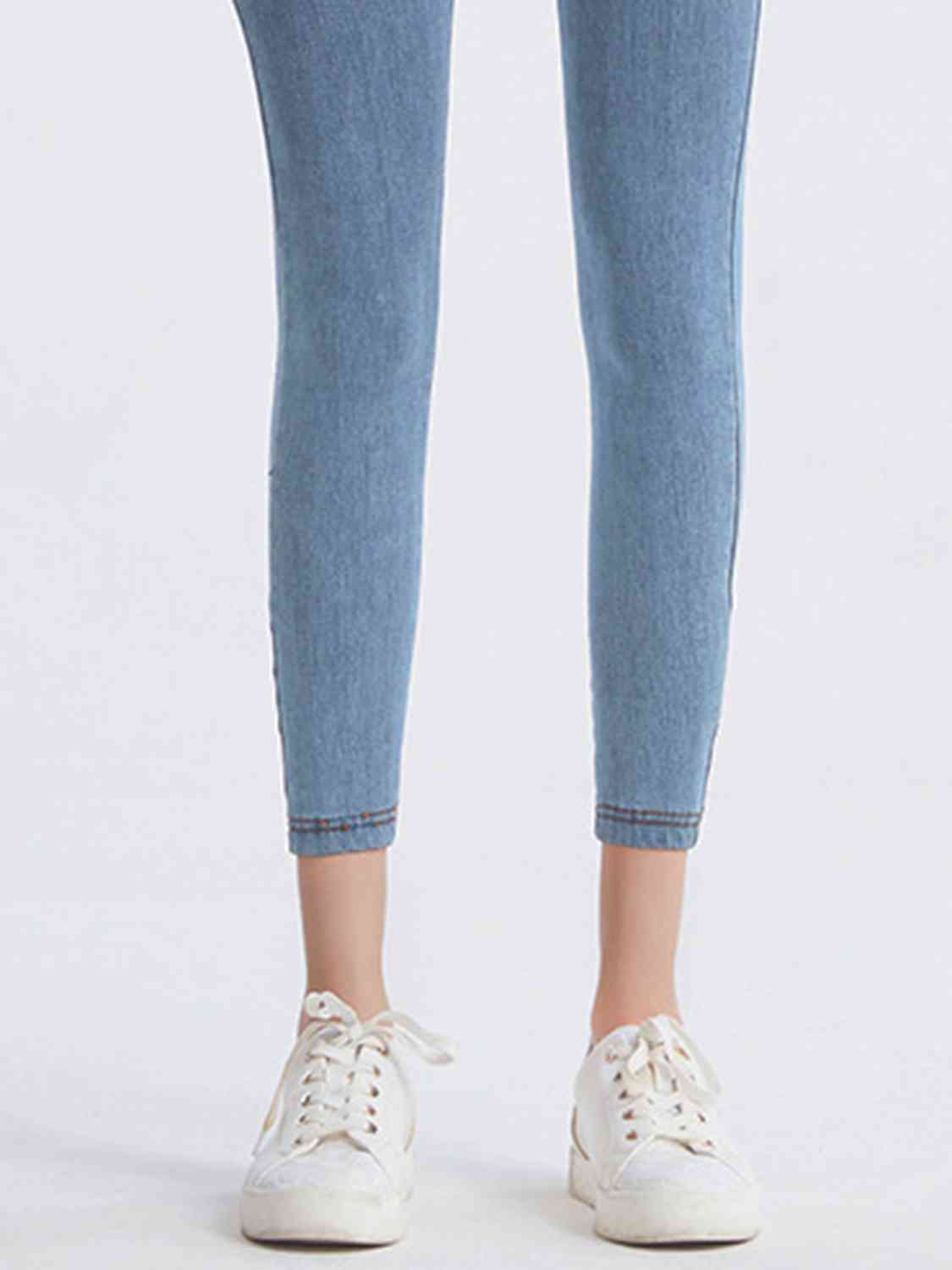 Wide Waistband Sports Leggings - aurelia-clothing-8955