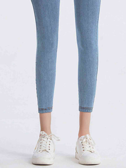 Wide Waistband Sports Leggings - aurelia-clothing-8955