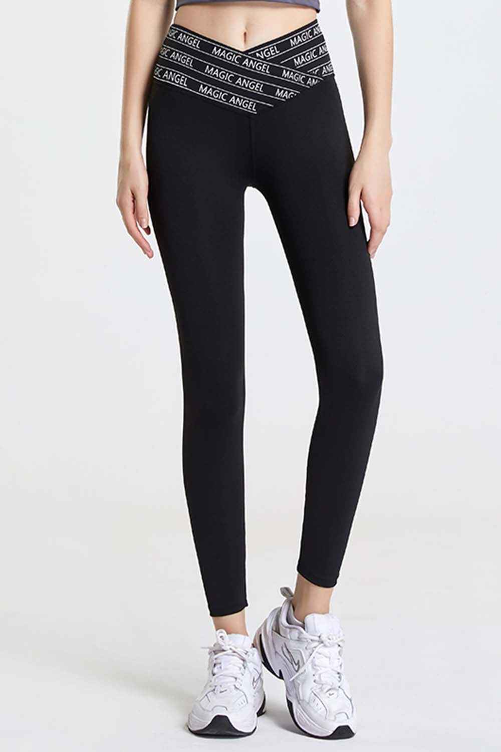 Wide Waistband Sports Pants - aurelia-clothing-8955