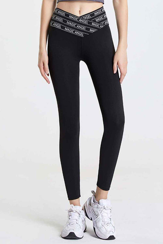 Wide Waistband Sports Pants - aurelia-clothing-8955