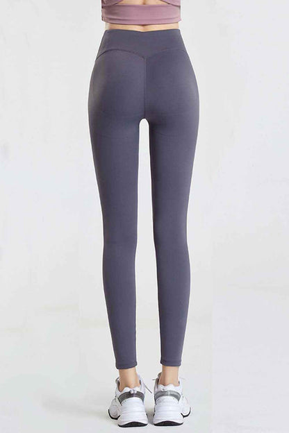 Wide Waistband Sports Pants - aurelia-clothing-8955